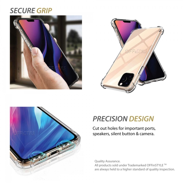 clear iphone 11 case with grip feeling design