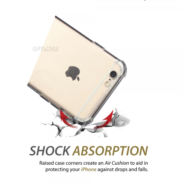 Air cushion corners absorb impact and shock when you drop your iphone