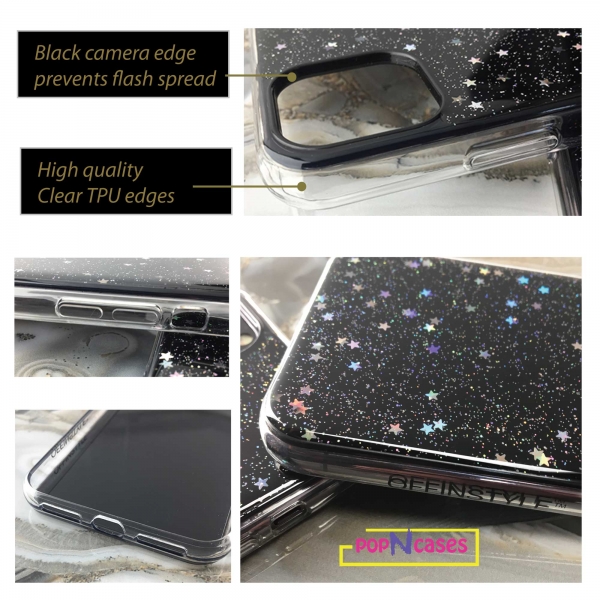 sturdy rear iphone case design clear TPU sides