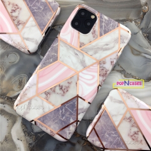 Geometric marble iphone 11 cases