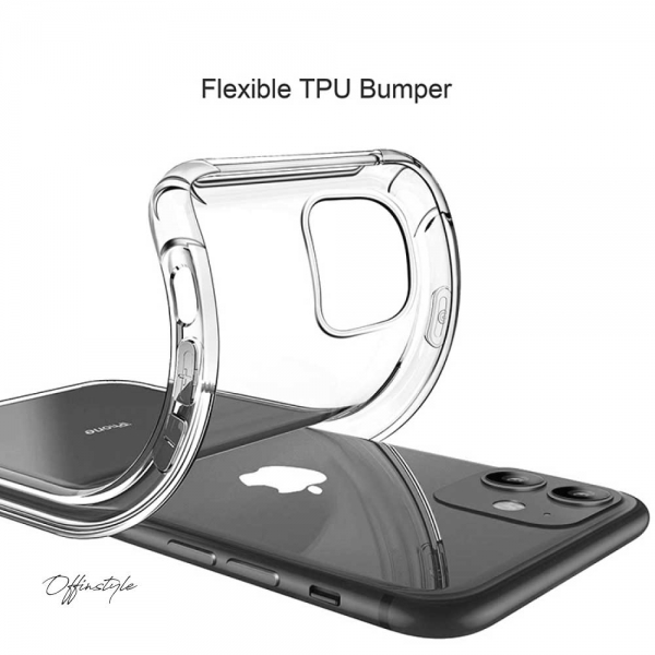 flexible clear gel case for iPhone 12