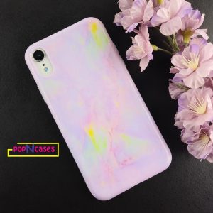 Fun Glossy Cotton Candy iPhone case