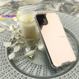 Rose Gold Mirror Make Up Case For iPhone