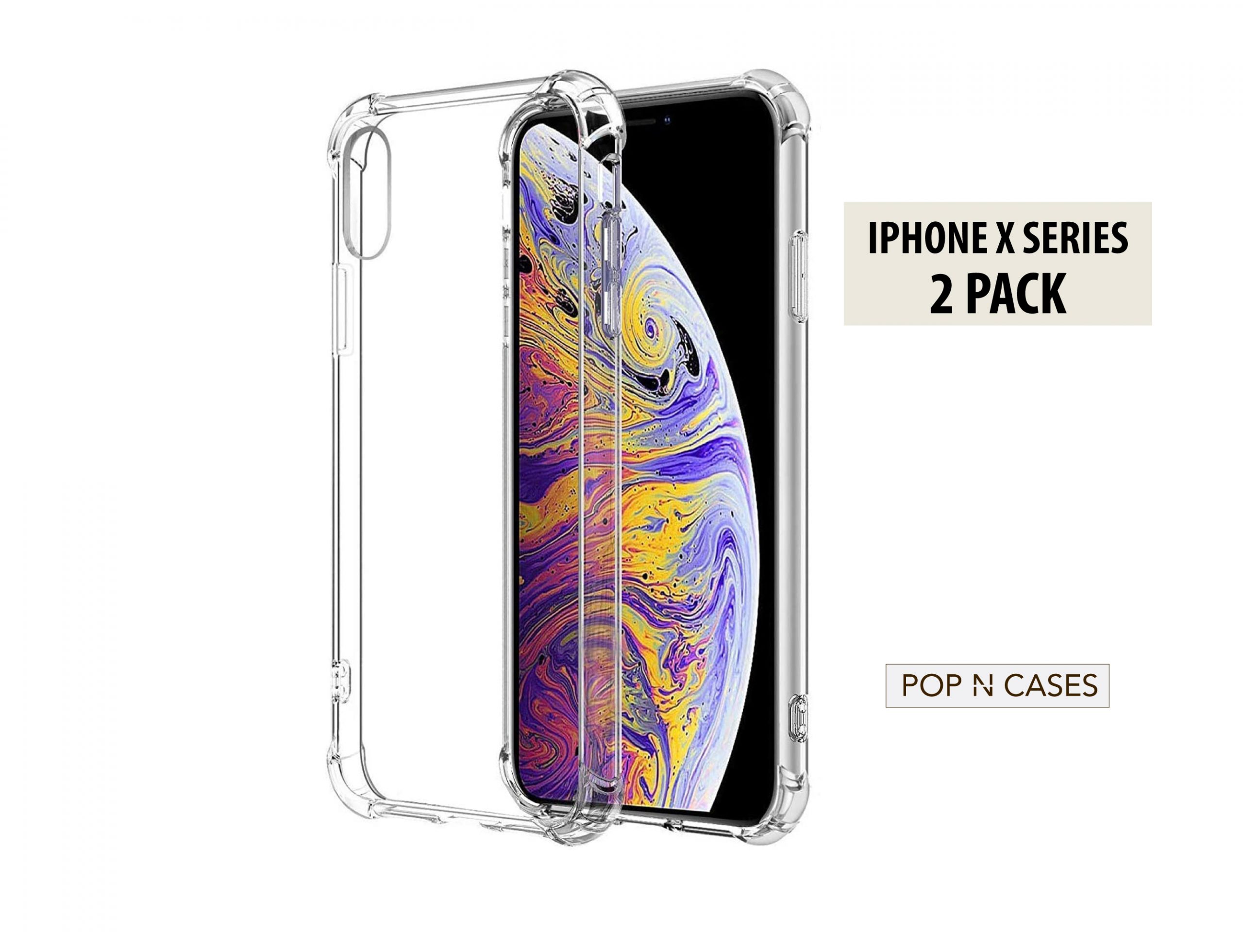 2.Pack.Case.Iphone.X.Clear.Gel.TPU.iPhone.XS.Cases.Canada