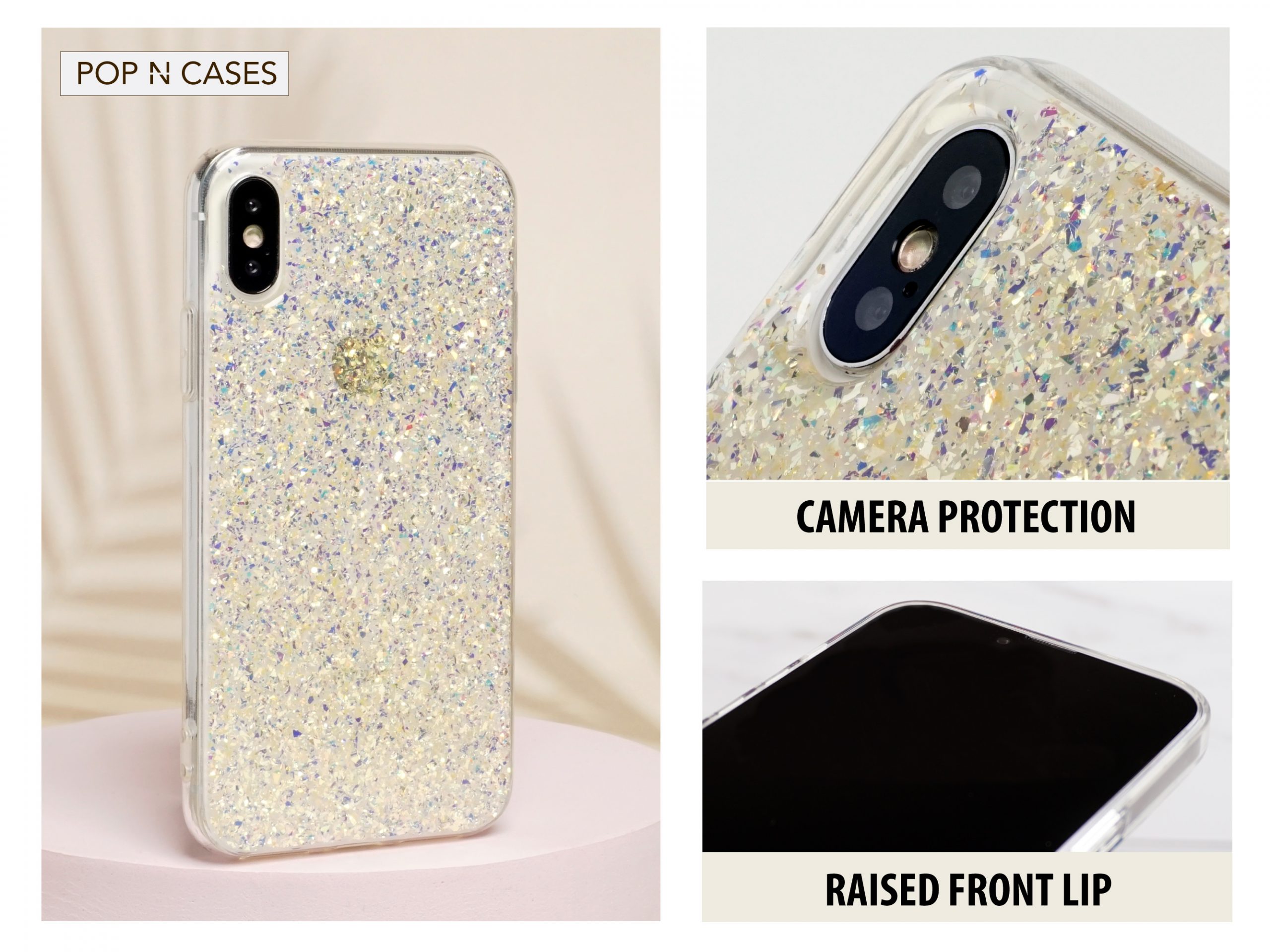 Protection.Design.Features.Crystal.iPhone.X.Phone.Case.Raised.LCD.Edge.Protection.Camera.Protection.Phone.Case.Shop.Canada