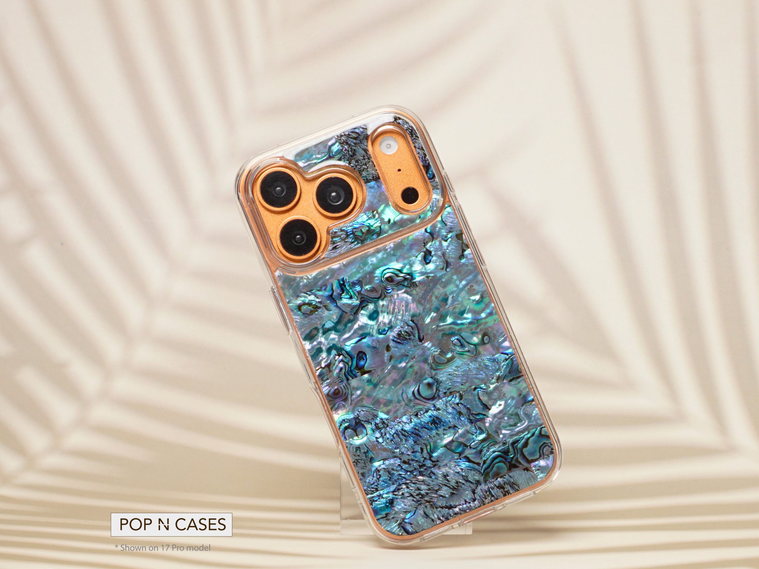 iphone.17.pro.Alabone.Seashell.iphone.case.magsafe.iridescent.green.blue.phone.case