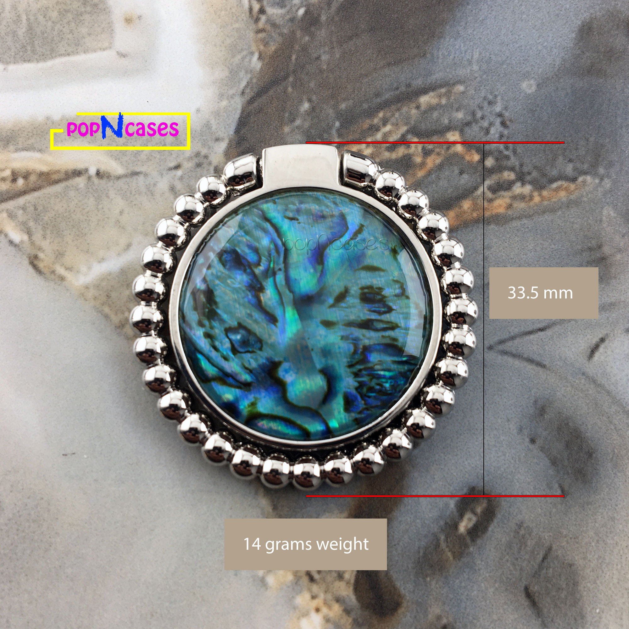 sea-shell-fashion-ring-holder-dimensions