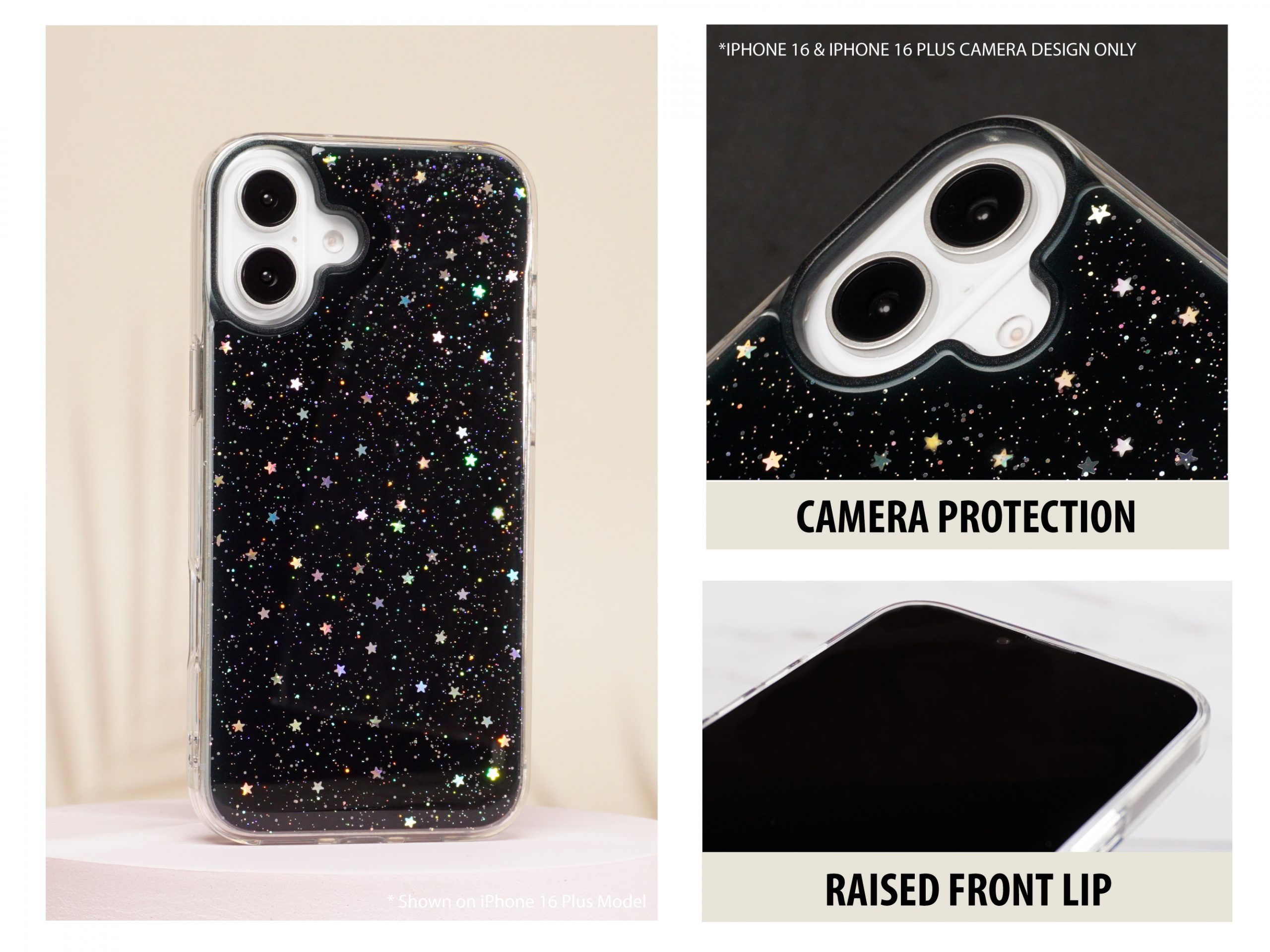 Celestial.Holographic.Star.Space.iPhone.16.Plus.Case.Camera.Lens.Protection.LCD.Lip.Protection.2.Meter.Drop.Protection.iPhone.16.Phone.Case.Shop.Canada