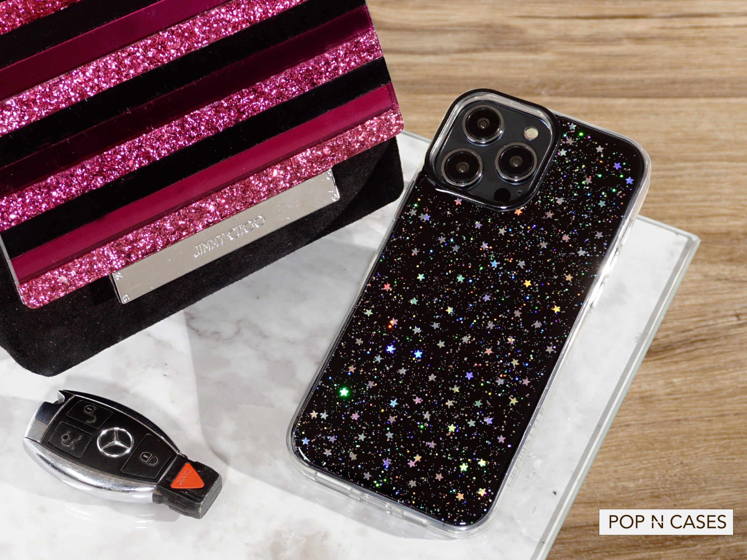Luxury.iPhone.Case.Accessories.For.Jimmy.Choo.Pink.Glitter.Phone.Case.Style.Fashion.Matching.Accessories
