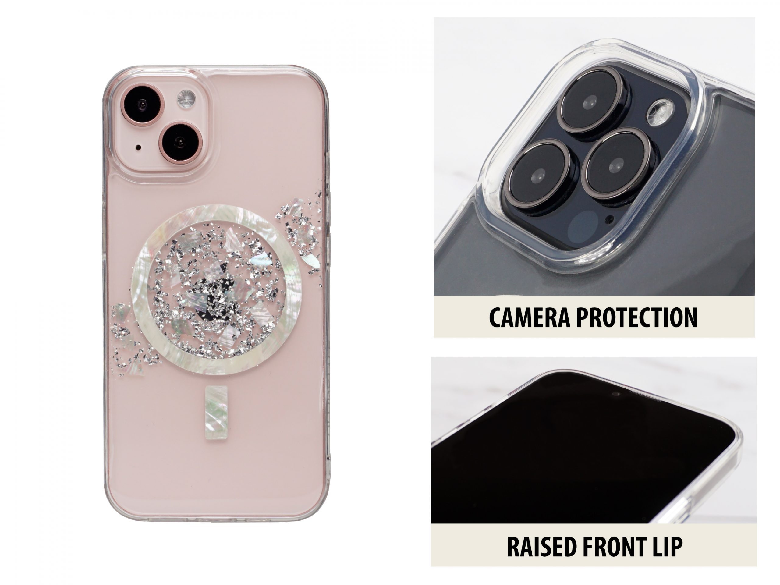Mag.safe.Pearl.Opal.Iphone.Case.Camera.Lens.Protection.LCD.Lip.Protection.2.Meter.Drop.Portection.Phone.Case