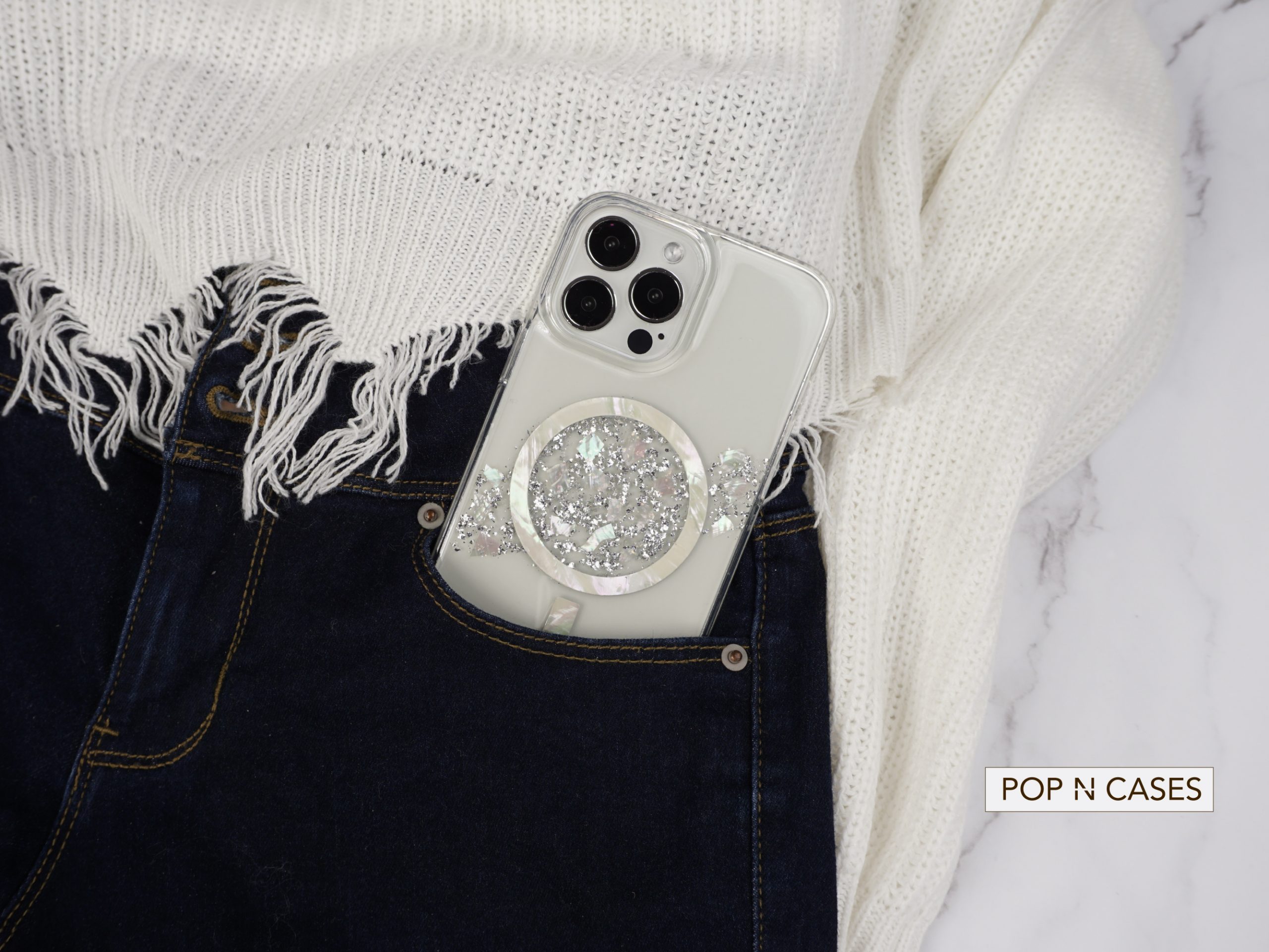 Opal.Natural.Pearl.Fashion.iPhone.case.fashion.jeans