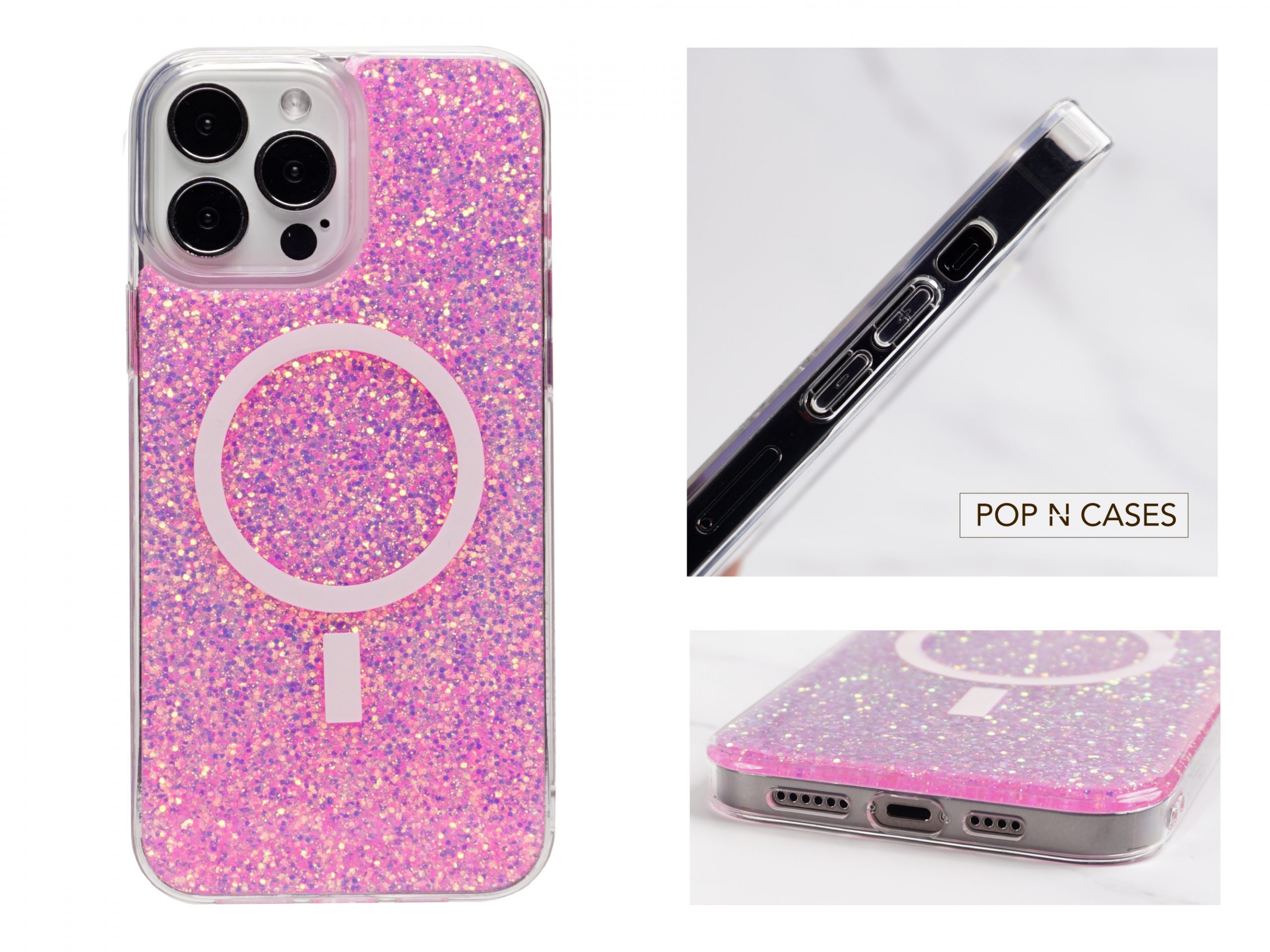 Pink.Glitter.Case+chargeport+side.buttons