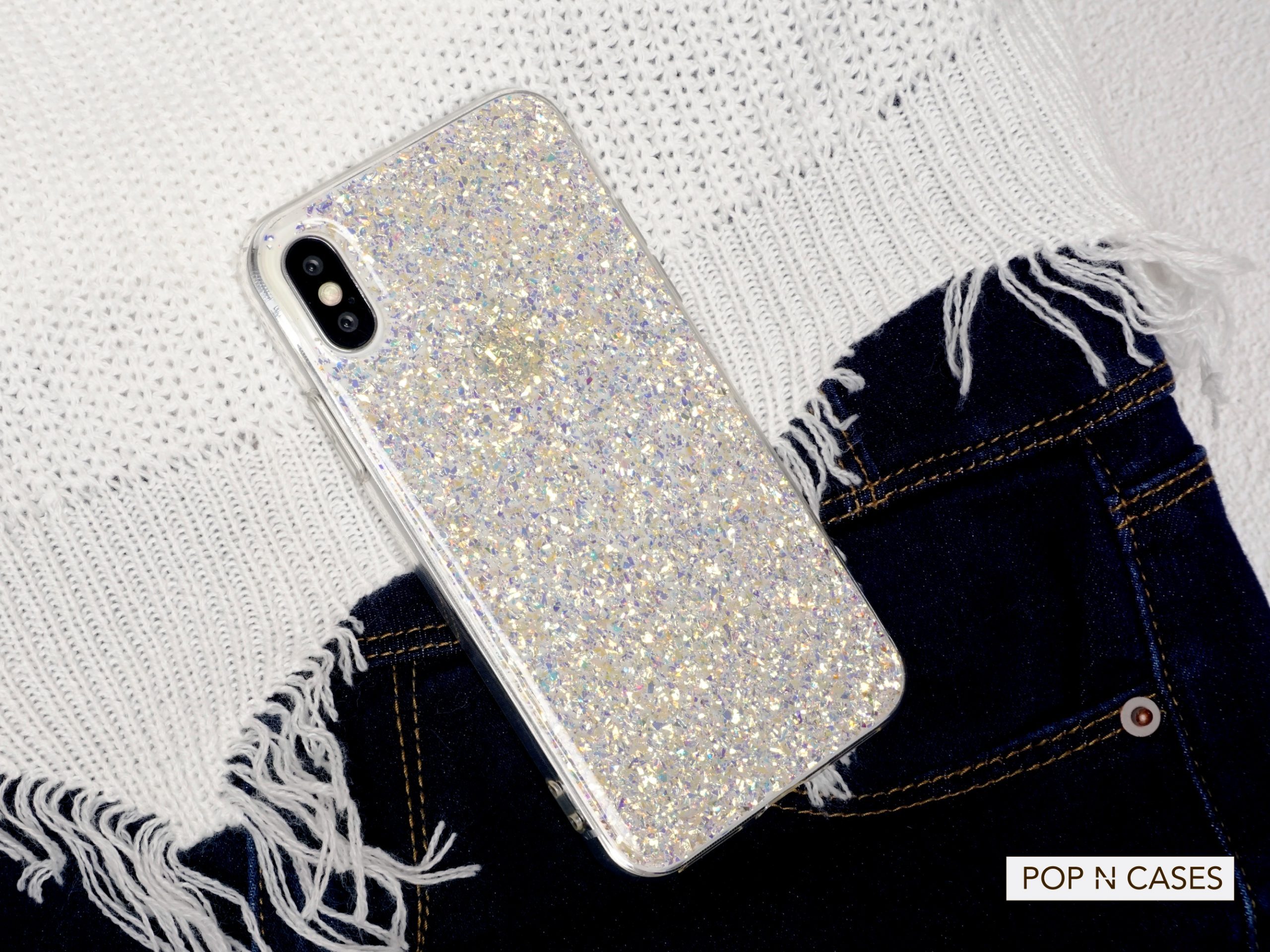 Sparkly.Glitter.iPhone.X.Case.Iridescent.Reflective.Twinkling.Crystal.Elements.Gold.Silver.Reflective.Bling.Phone.Case.iPhone.Case.Shop.Canada.Offinstyle.