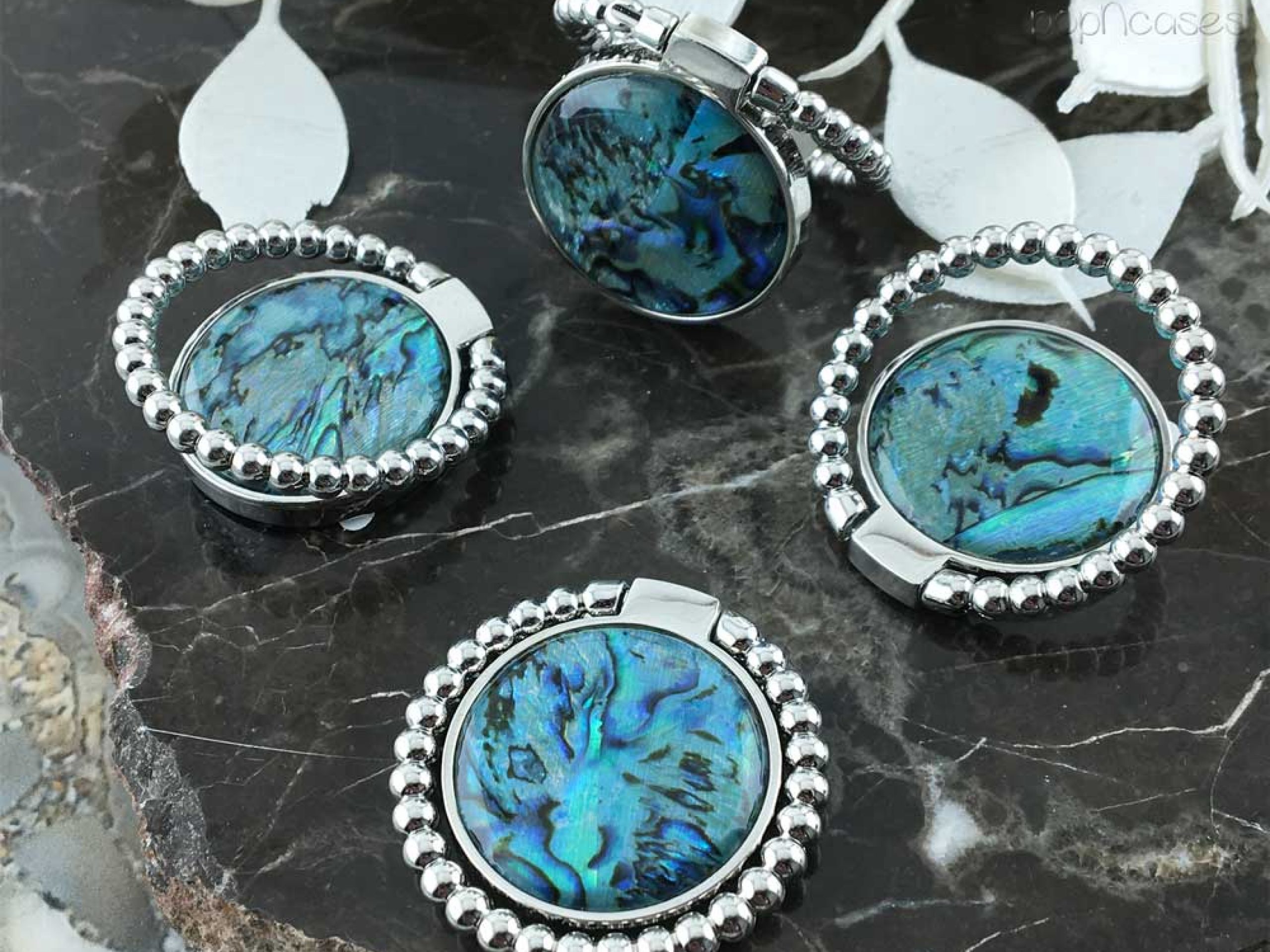 silver-ring-holder-finger-grips-seashell-fashion-phone-accessories-offinstyle-toronto-popncases-canada